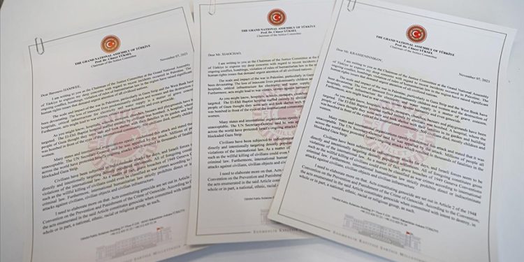 TBMM Adalet Komisyonundan dünya parlamentolarına “Filistin” mektubu