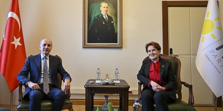TBMM Başkanı Kurtulmuş, İYİ Parti Genel Başkanı Akşener’i ziyaret etti