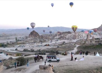 Kapadokya'da ziyaretçi rekoru kırıldı