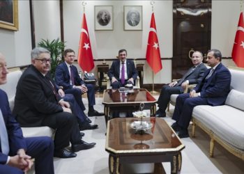 Cumhurbaşkanı Yardımcısı Yılmaz, Rusya Başbakan Yardımcısı Novak'ı kabul etti