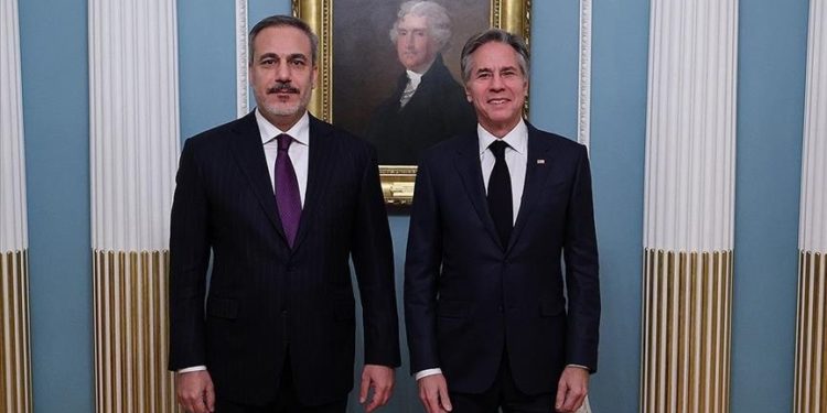 Bakan Fidan, ABD'li mevkidaşı Blinken ile görüştü