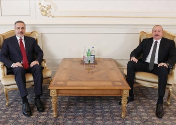 Bakan Fidan, Azerbaycan Cumhurbaşkanı Aliyev tarafından kabul edildi