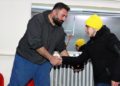 Halterle bacak kaslarını güçlendiren bedensel engelli Eray mutluluğa “adım” attı