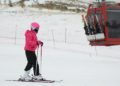 Kayakseverler hafta içi de Erciyes'in pistlerini boş bırakmıyor