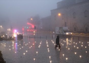 Edirne'de yoğun sis etkili oluyor