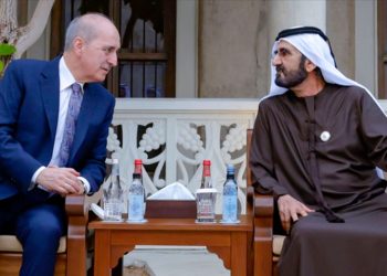 TBMM Başkanı Kurtulmuş, BAE Devlet Başkanı Yardımcısı Şeyh Al Mektum ile görüştü