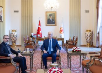 TBMM Başkanı Kurtulmuş, TİHEK Başkanı Kılıç'ı kabul etti