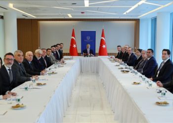 Dışişleri Bakanı Fidan, Türk-Amerikan Ulusal Yönlendirme Komitesini kabul etti