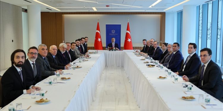 Dışişleri Bakanı Fidan, Türk-Amerikan Ulusal Yönlendirme Komitesini kabul etti