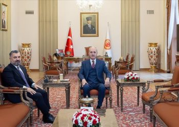 TBMM Başkanı Kurtulmuş, RTÜK Başkanı Şahin'i kabul etti