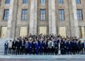 TBMM Başkanı Kurtulmuş, Meclis'i ziyaret eden öğrencilerle bir araya geldi