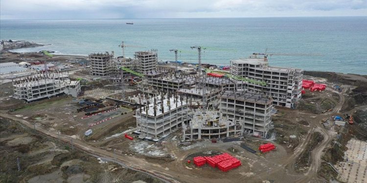 Trabzon Şehir Hastanesi inşaatı devam ediyor
