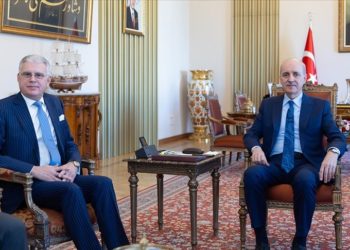 TBMM Başkanı Kurtulmuş, Fas'ın Ankara Büyükelçisi Lazreq'i kabul etti