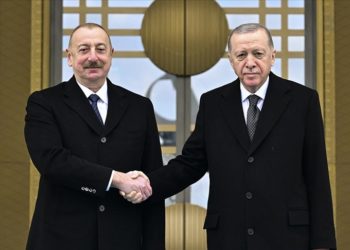 Cumhurbaşkanı Erdoğan, Azerbaycan Cumhurbaşkanı Aliyev'i resmi törenle karşıladı