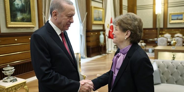 Cumhurbaşkanı Erdoğan, ABD'li Senatör Shaheen'i kabul etti
