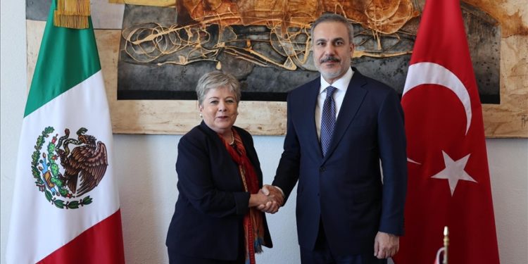 Dışişleri Bakanı Fidan, Meksikalı mevkidaşı Ibarra ile görüştü