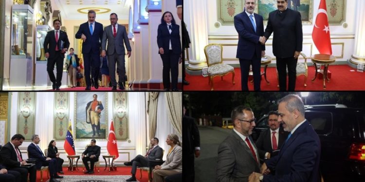 Venezuela’yı ziyaret eden Bakan Fidan temaslarda bulundu