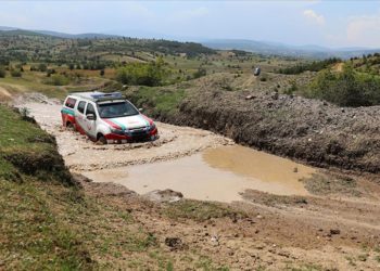 UMKE personeli, zorlu arazi şartlarında sürüş eğitimine başladı