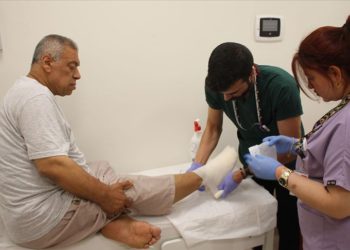 Gaziantep'teki bölgenin tek yara bakım servisinde 2 bin 65 hasta tedavi gördü