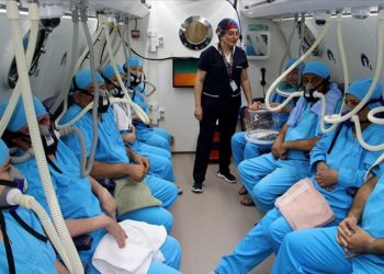 Ani işitme kaybı yaşayan emekli öğretmen hiperbarik oksijen tedavisiyle iyileşti