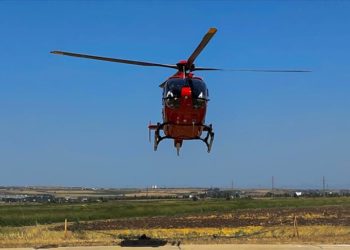 Diyarbakır’da ambulans helikopter kalp krizi geçiren 72 yaşındaki hasta için havalandı