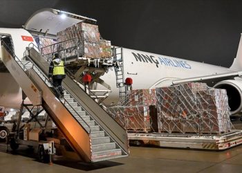 DSÖ’nün Suriye’de dağıtacağı 50 ton tıbbi malzeme Türkiye’ye ulaştı